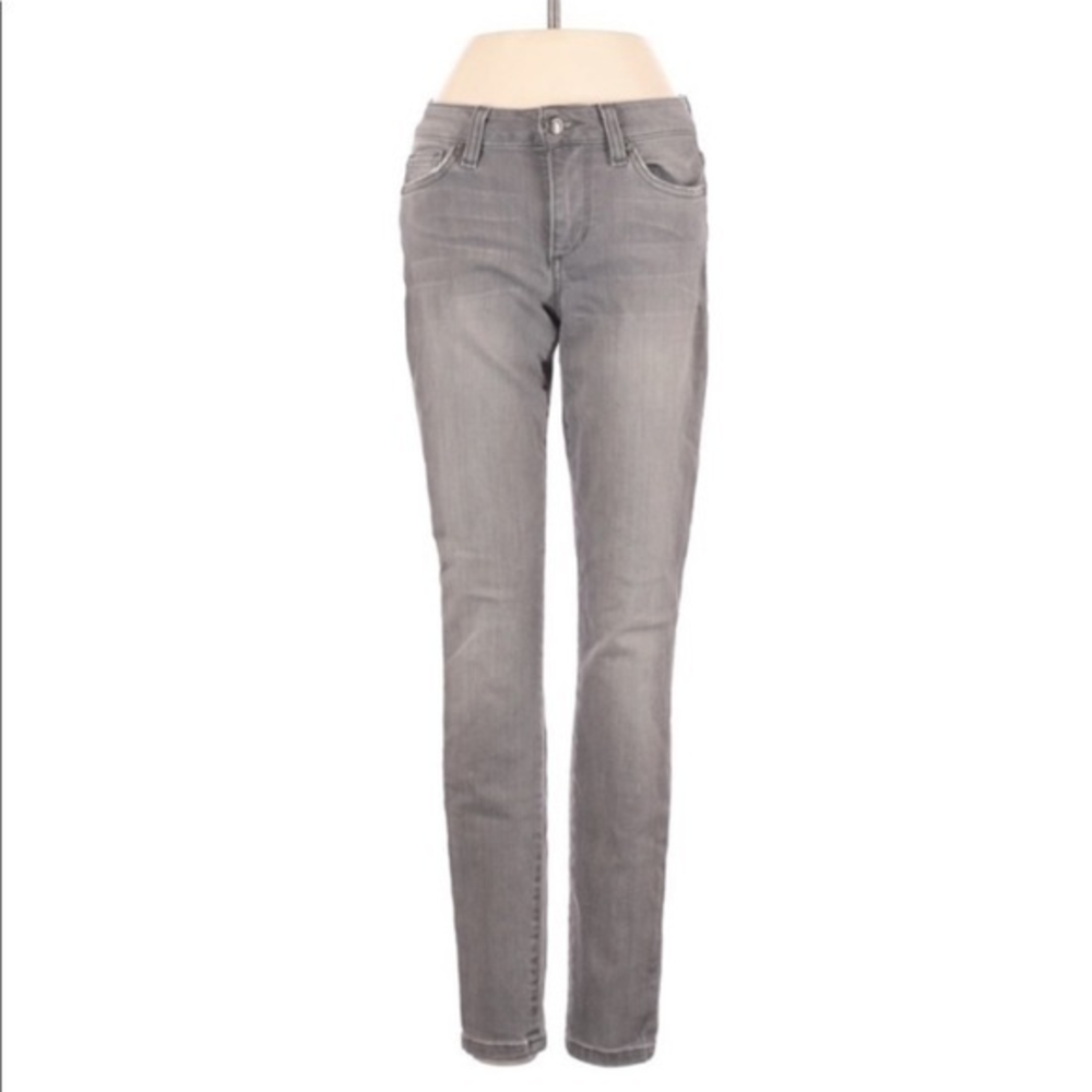 Joe’s Jeans 24 grey wash skinny cut ankle length mid rise Cotton blend jeans‎